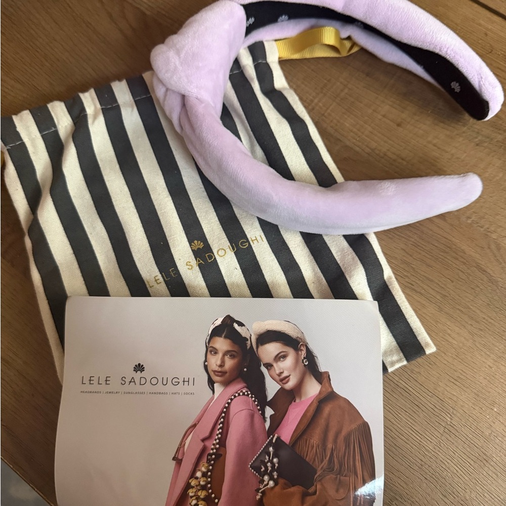 Lele Sadoughi Soft Purple Headband